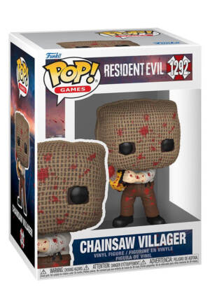 PREORDINE Resident evil POP! Games 1292 Vinyl Figure Chainsaw Villager 9 cm
