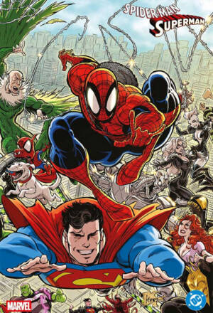 Spider-man / Superman #1 - Variant Wraparound di Kaare Andrews