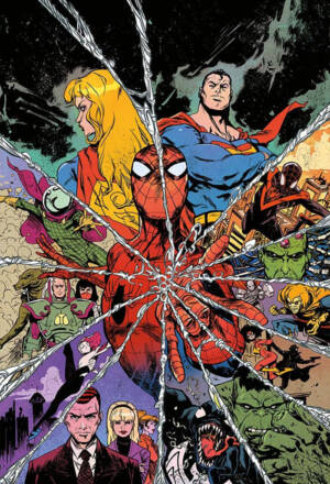 Spider-man / Superman #1 - Variant di Sanford Greene