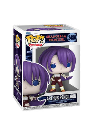 PREORDINE Shangri-La Frontier POP! 2480 Animation Vinyl Figure Arthur Pencilgon 9 cm